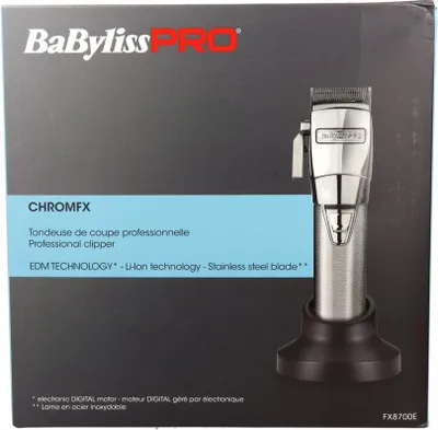 Productafbeelding van BaByliss CHROMFX Accu-kapschermachine met lithiumbatterij