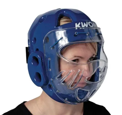 Produktbild von Kopfschutz KSL mit Visier CE blau XL