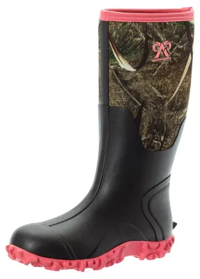 Produktbild von Almwalker Neoprenstiefel Fleur Damen (Schwarz/Camouflage/Pink) Größe 42