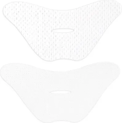 Two white anti-snoring mouth patches are shown against a white background.