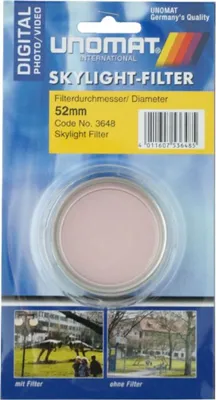 Produktbild von Skylight-Filter 1A 52mm silber