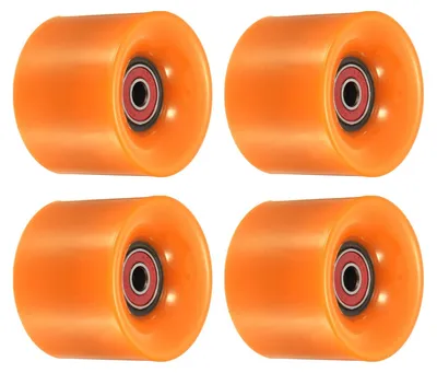 Obrázok produktu pre Sada 4 koliesok na longboard s ložiskami ABEC-9, priemer 60 mm
