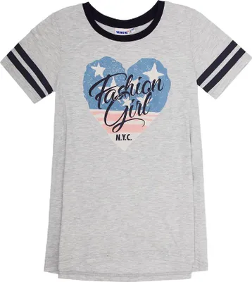 Produktbild von Mädchentunika Fashion Girl  - Graumeliert - 152