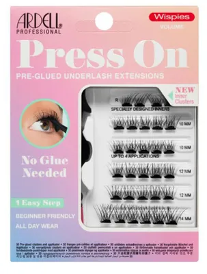 Obrázek produktu pro ARDELL PRESS ON – předlepené podočnicové umělé řasy #wispies, balení 30 kusů