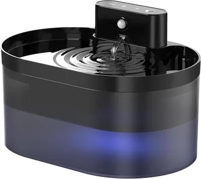 Produktbild von Katzenbrunnen, Automatische Trinkbrunnen für Katze und Hunde, Ultraleiser Wasserbrunnen mit Aktivkohlefilter und Wasserpumpe, Leise
