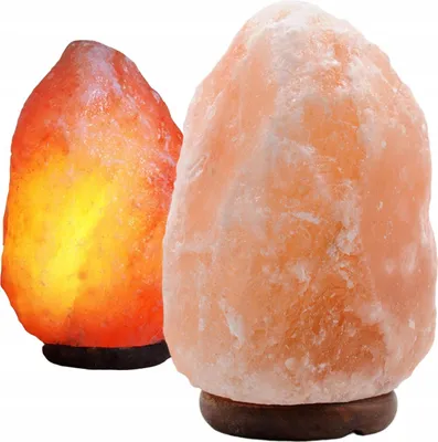 Obrázok produktu pre Himalájska soľná lampa so stmievačom, ionizujúca, prírodná, veľká, 3-5 kg