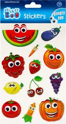 Immagine prodotto di Adesivo Frutta che si muove Occhi adesivi Boo
