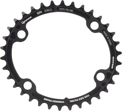 Image de Rotor Q-rings 110 Bcd Plateau Noir 36 dents Noir 36 dents