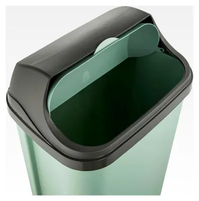 Produktbild von Abfallbehälter mit Rolldeckel, 50 l, 39 x 29,5 x 67,5 cm, Grün
