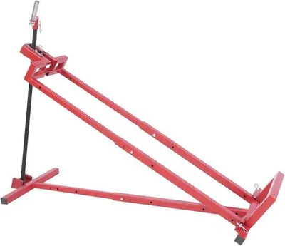 Produktbild von Famanu Hebevorrichtung für Rasenmäher - Handbetrieb, max. 73 cm Hubhöhe, rot