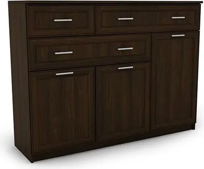 Zdjęcie produktu dla Meblast | Komoda 150 cm | Ciemny orzech - Nowoczesny, funkcjonalny, designerski mebel