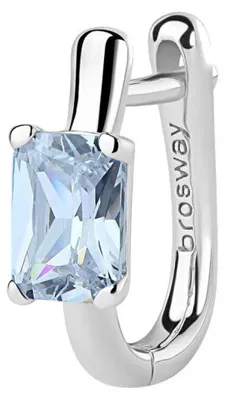 Image de Charmante boucle d'oreille unique en argent Fancy FCL08