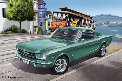 Produktbild von Revell 1965 Ford Mustang 2+2 Fastback, Sportwagen-Modell, Montagesatz, 1:24, 1965 Ford Mustang 2+2 Fastback, Beide Geschlechter, Kunststoff