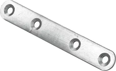 Produktbild von Verbindungsblech verzinkt 100 mm, 12 St.