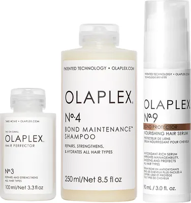 Obrázek produktu pro Šampon Olaplex No.4 250ml + Vlasový perfector No.3 + Sérum na vlasy No.9 90ml