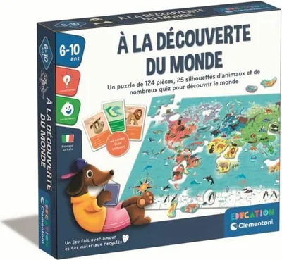 Image de Jeu éducatif Clementoni À la découverte du monde (FR)
