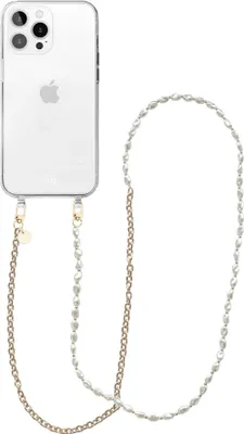 Produktbild von Over The Moon Transparant Cord Hülle - Long Cord  - Kompatibel mit iPhone 15 Pro