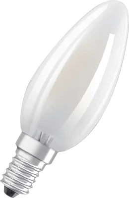 Productafbeelding van Osram ST CLAS B 40, LED-kaars, fitting E14, 4 Watt, neutraal wit, 4000 K, energie-efficiëntieklasse E, 2 stuks
