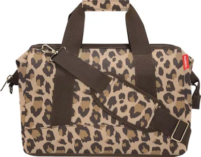 Produktbild von reisenthel allrounder M leo macchiato braun im Leoparden style - Safari Look  - leo macchiato