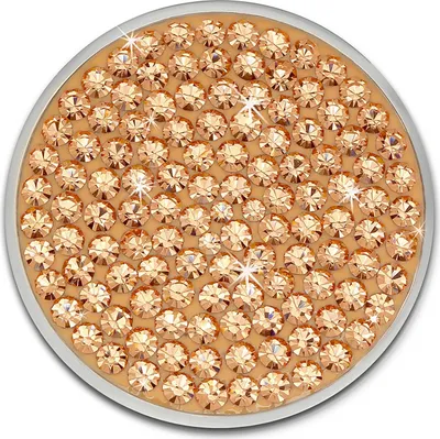 Produktbild von Amello Coinsschmuck rose 30 mm Einleger Zirkonia Edelstahl Coin Damen ESC301E