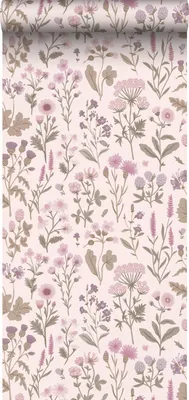 Immagine prodotto di Sanders & Sanders carta da parati fiori selvatici lilla 50 x 900 cm
