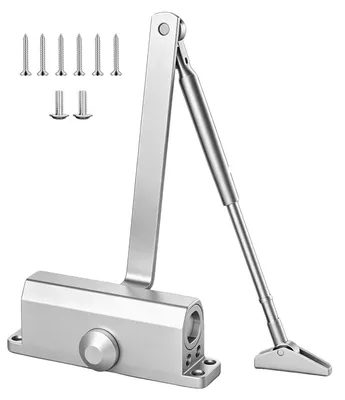 Türschließer automatisch, Aluminium, 65-85 kg, einstellbar