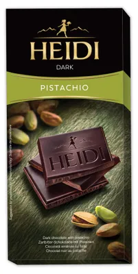 Zdjęcie produktu dla Heidi Czekolada Gorzka Pistacje 80 g