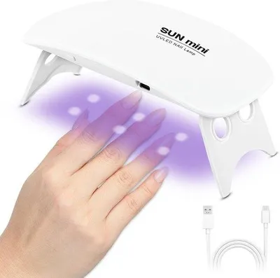 Productafbeelding van Mini UV LED Nagellamp voor Gelnagels - Draagbare Nageldroger met Timer