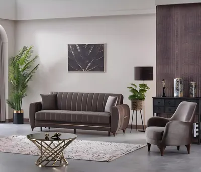 Produktbild von Sofa Dreisitzer Couch Design Sessel Wohnzimmer Moderne Design Polstermöbel