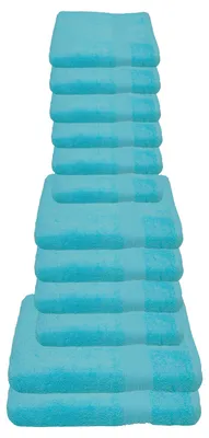 Produktbild von Julie Julsen Handtuch Set Babyblau,Set:12 tlg. 2 Bade- 4 Hand- 6 Gästetücher