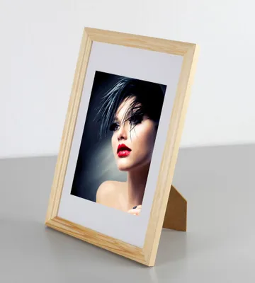 Produktbild von Artos Holz Bilderrahmen Acrylglas Plexi Lifestyle Foto Rahmen Collage Wanddeko Poster - Farbe: Natur | Format: 20x30
