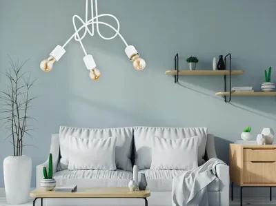 Obrázek produktu pro Křišťálový lustr TANGO BÍLÝ 3×E27 60W