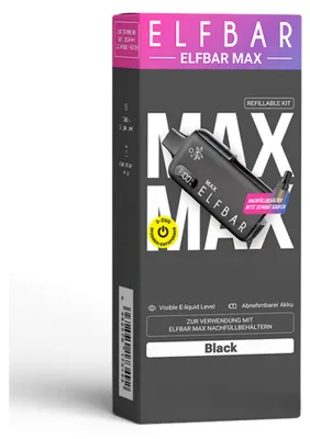 Obrázok produktu pre ELFBAR MAX Akku Pod Kit - Black