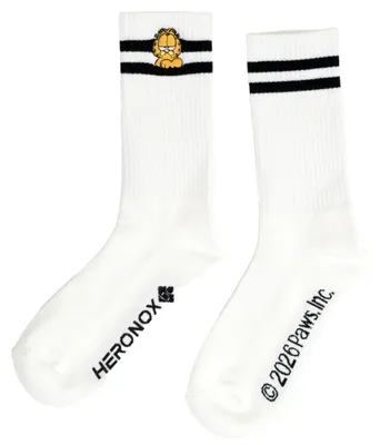 Obrázek produktu pro BAVARIAN CAPS, sportovní ponožky "Garfield: Pondělní nálada, bílé, velikost 41-46."