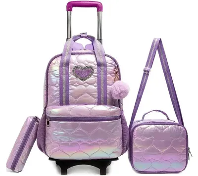 Productafbeelding van Schooltas met Wielen voor Meisjes
