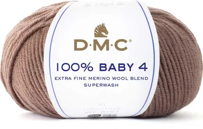 Produktbild von DMC 100% Baby 4 – extrafeines Merinogarn (75 % Merino, 25 % Polyamid) (Farbe 106)