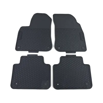 Produktbild von Premium Gummi Fußmatten Set 4-teilig Schwarz für VW Touareg CR7 ab 19