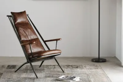 Produktbild von KAWOLA Sessel CIANO Clubsessel Vintage-Leder braun