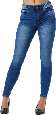 Produktbild von Tazzio Damen Skinny Fit Jeans F108 (Blau, 44)