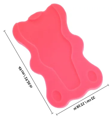 Produktbild von Badematte Cartoon Bär rutschfeste Schwammmatte 49x32x5,5cm Weiches Duschkissen für Neugeborene Hautfreundliche Badewannenauflage Zufälliger Stil