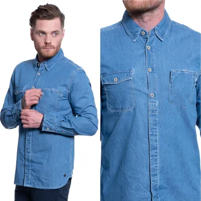 Produktbild von Mustang Mustang Casper DNM Hipster 1010159 5000 300 Herren -Denimhemd