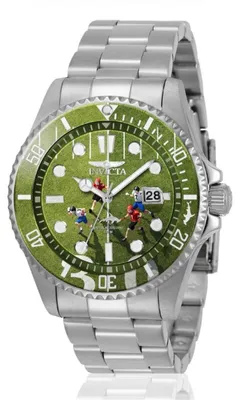 Obrázok produktu pre Invicta Pro Diver 51061 Pánske hodinky - Quartz strojček - Nerezová oceľ so zeleným ciferníkom - 43 mm - Summerville