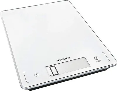 Productafbeelding van Digitale Keukenweegschaal - Kookweegschaal Pakketweegschaal - Nauwkeurig Afwegen - XXL Display Hold Functie - 20 kg - Wit