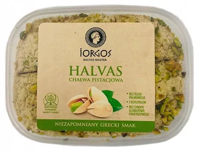 Produktbild von Iorgos Pistazienhalva 250 g mit Xylitol ZUCKERFREI