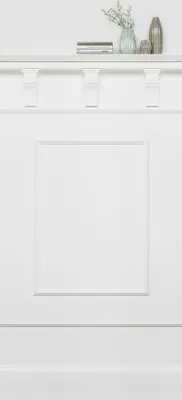 Obrázek produktu pro Sanders & Sanders Fototapeta Panel Weiß 100 x 250 cm