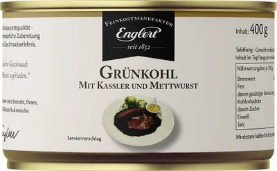 Produktbild von Grünkohl mit Kassler und Mettwurst
