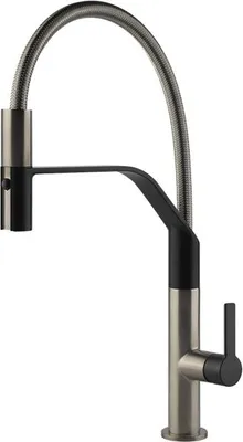 Zdjęcie produktu dla Gessi bateria jednouchwytowa Mesh 60005 599 46,9 cm czarny mat / Finox