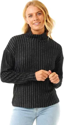 Produktbild von Rip Curl Cosy Fleece Sweatshirt Schwarz M Frau Schwarz M