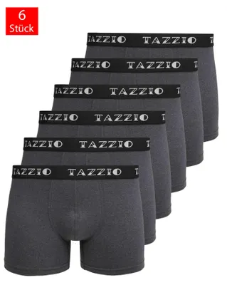 Produktbild von Tazzio Herren Boxershorts 6er Pack BS1010 (Anthrazit, S)