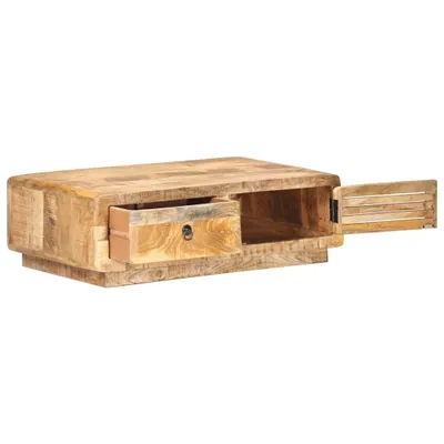 Immagine prodotto di Tavolino da Salotto 90x60x29 cm in Legno di Mango Grezzo